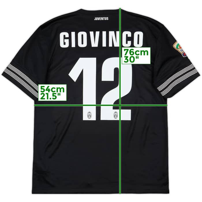 2012-13 Juventus Away Shirt Giovinco #12 - 9/10 - (L)