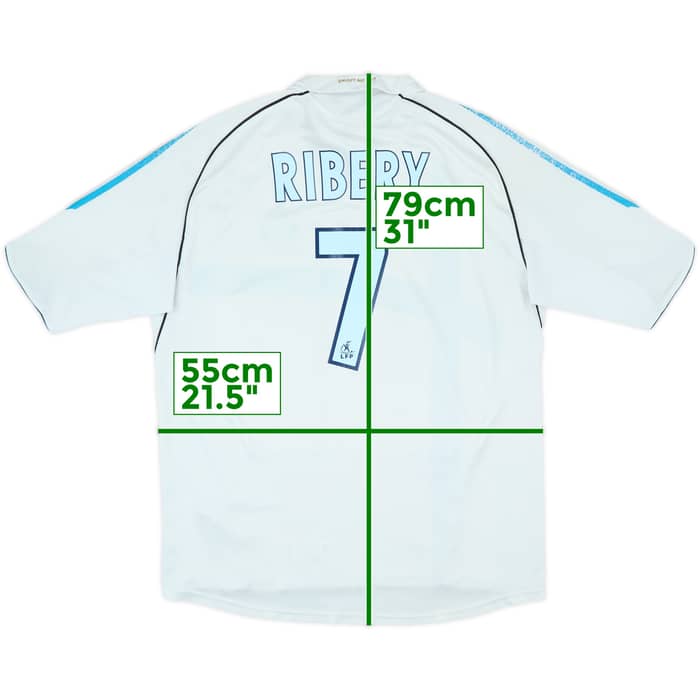 2005-06 Olympique Marseille Home Shirt Ribery #7 - 5/10 - (XL)