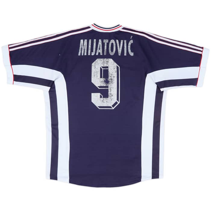 1998-99 Yugoslavia Home Shirt Mijatovic #9 - 5/10 - (M)