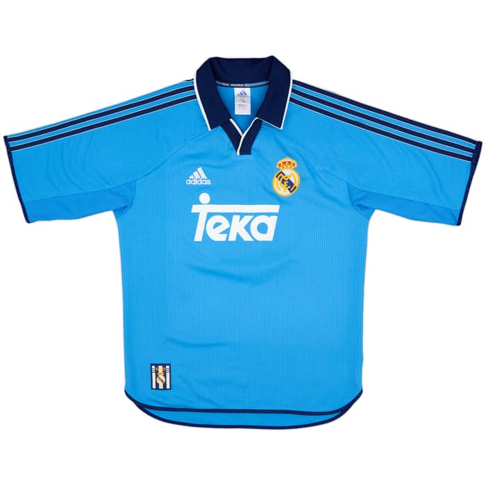 1999-00 Real Madrid Third Shirt Figo #7 - 8/10 - (S)