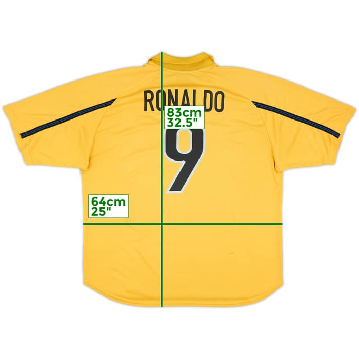 1999-00 Inter Milan Third Shirt Ronaldo #9 - 7/10 - (XL)