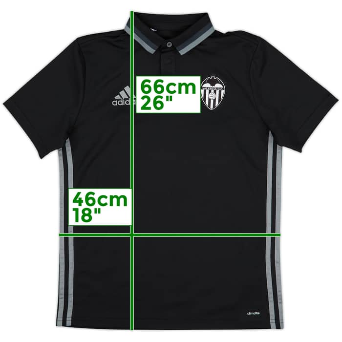 2016-17 Valencia adidas Polo Shirt - 10/10 - (L.Boys)