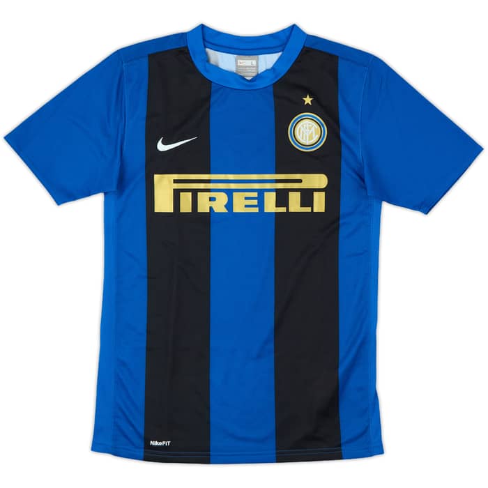 2008-09 Inter Milan Home Shirt - 9/10 - (L.Boys)