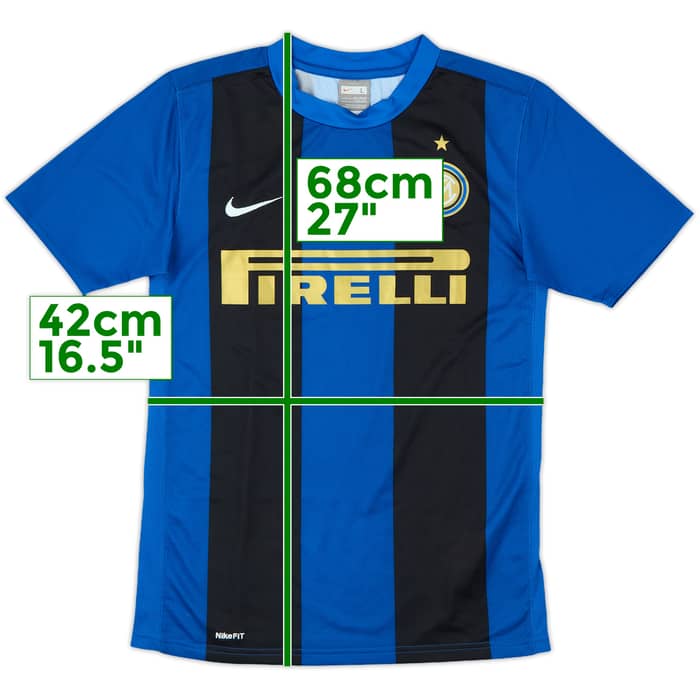2008-09 Inter Milan Home Shirt - 9/10 - (L.Boys)