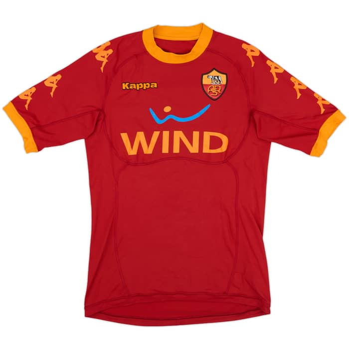 2010-11 Roma Home Shirt Totti #10 - 7/10 - (M)