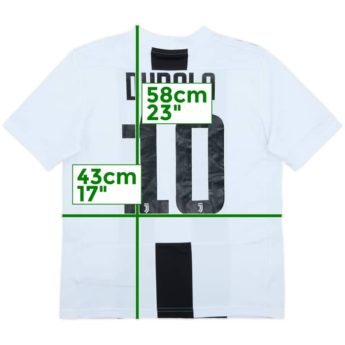 2018-19 Juventus Home Shirt Dybala #10 - 8/10 - (M.Boys)