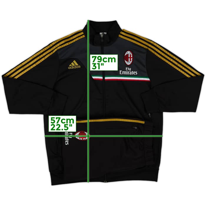 2013-14 AC Milan adidas Tracksuit - 8/10 - (L)