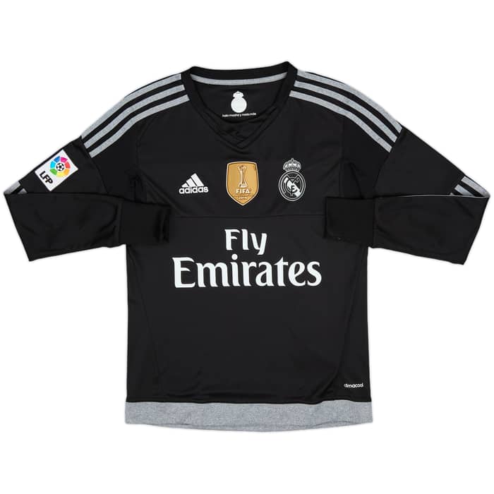 2015-16 Real Madrid GK Shirt Bale #11 - 8/10 - (L.Boys)