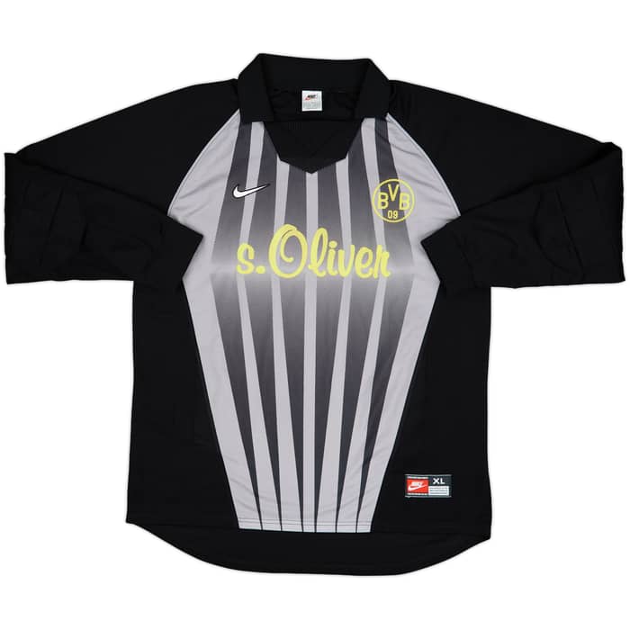 1997-98 Borussia Dortmund GK Shirt Klos #1 - 8/10 - (XL)