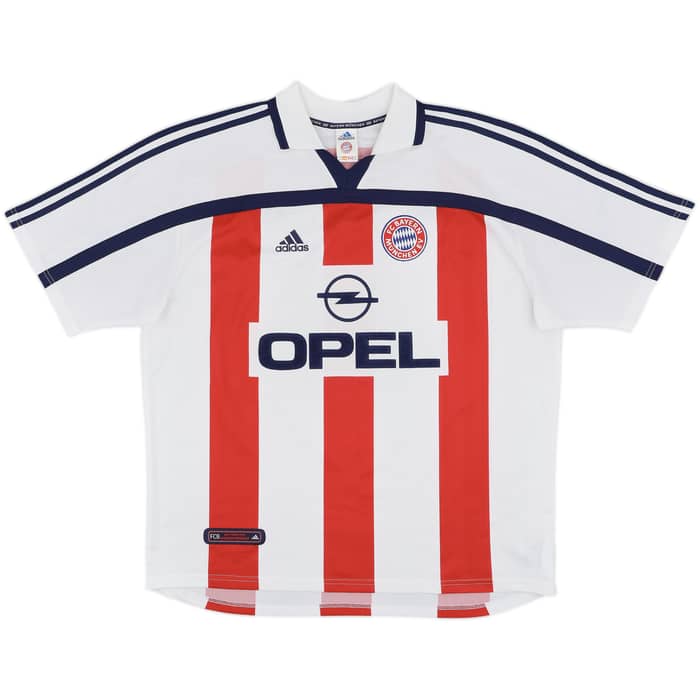 2000-01 Bayern Munich Away Shirt Elber #9 - 10/10 - (XXL)