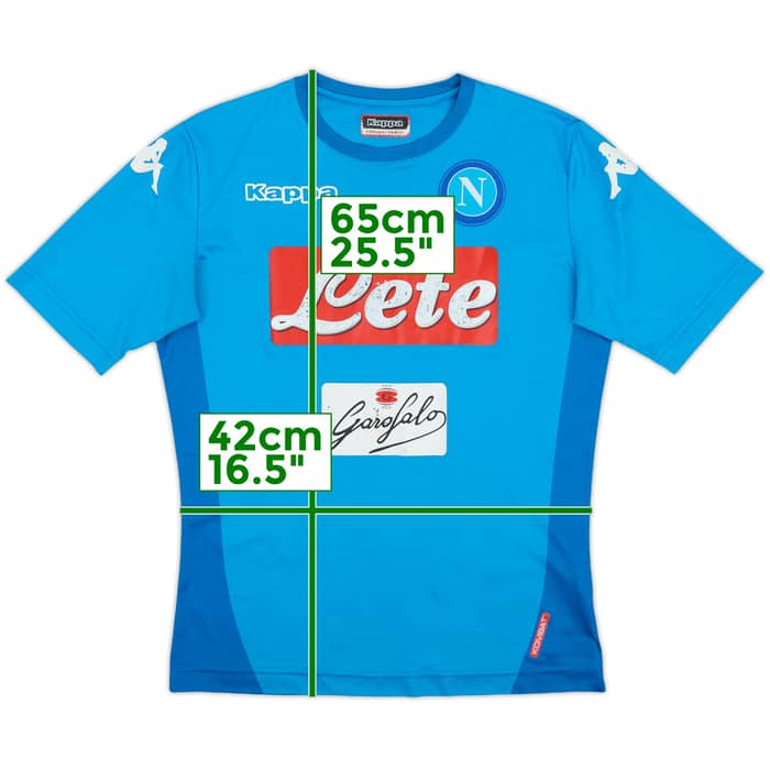 2017-18 Napoli Home Shirt - 5/10 - (XL.Boys)