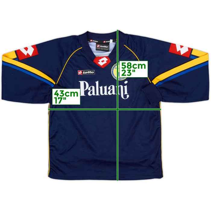 2003-04 Chievo Verona Lotto Training L/S Shirt - 8/10 - (M.Boys)