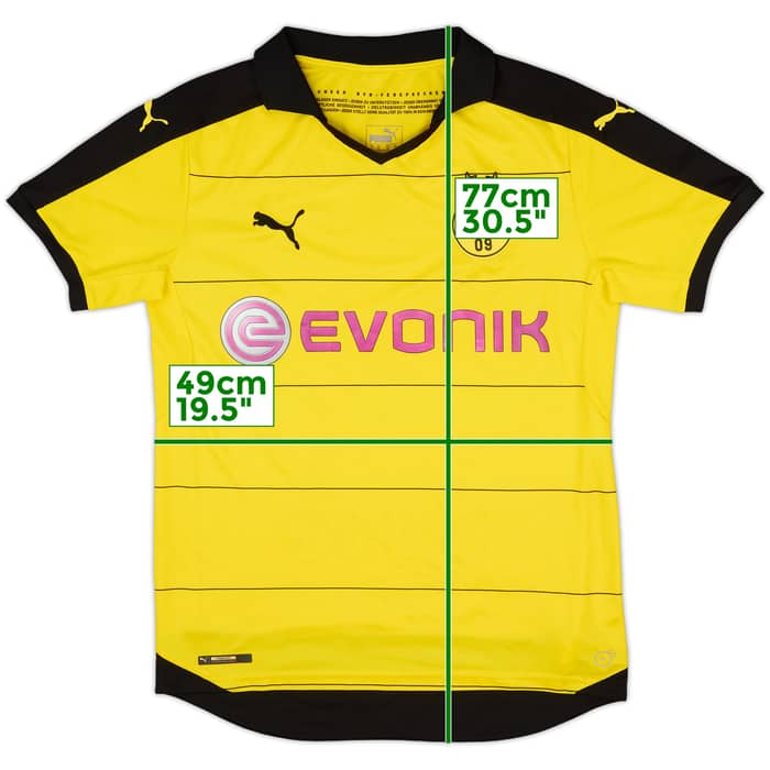 2015-16 Borussia Dortmund Home Shirt - 7/10 - (M)