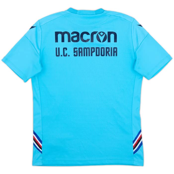 2020-21 Sampdoria Macron Training Shirt - 9/10 - (L.Boys)