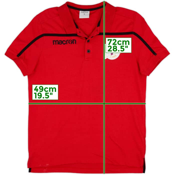 2015-16 Deportivo Macron Polo Shirt - 8/10 - (M)