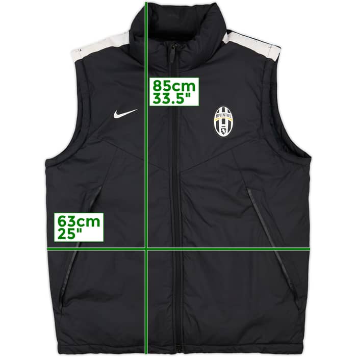 2014-15 Juventus Nike Padded Gilet - 7/10 - (L)