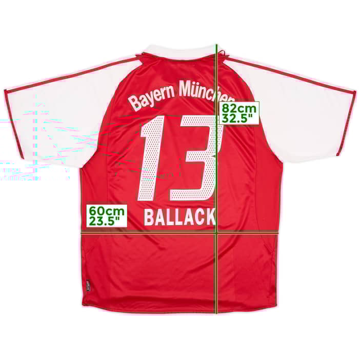 2004-05 Bayern Munich Home Shirt Ballack #13 - 6/10 - (XXL)