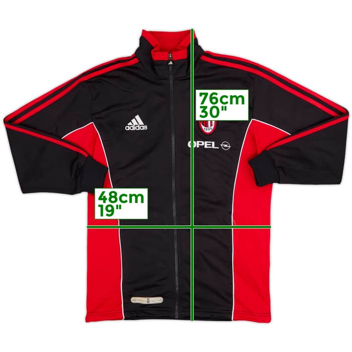 1999-00 AC Milan adidas Track Jacket - 8/10 - (L.Boys)