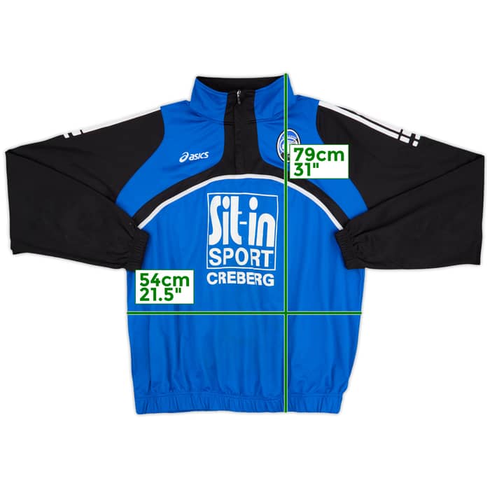2006-07 Atalanta Asics 1/4 Zip Sweat Top - 7/10 - (XL)