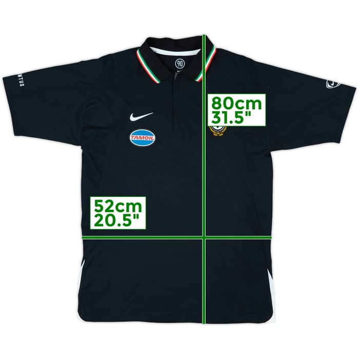 2005-06 Juventus Nike 1/4 Zip Polo Shirt - 10/10 - (M)