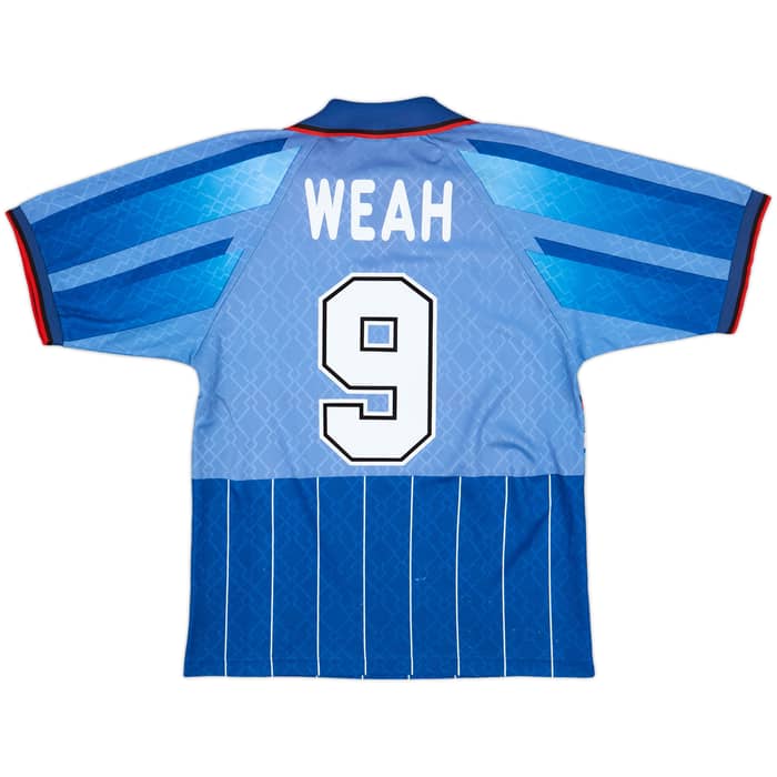 1995-96 AC Milan Fourth Shirt Weah #9 - 8/10 - (M)
