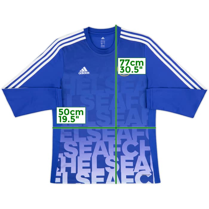 2015-16 Chelsea adidas Sweat Top - 8/10 - (M)