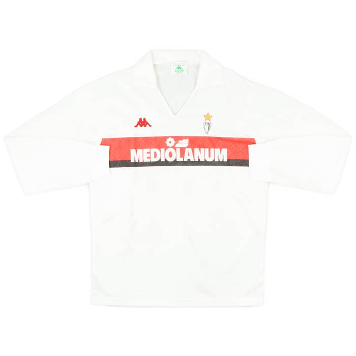 1988-89 AC Milan Away L/S Shirt - 8/10 - (L)