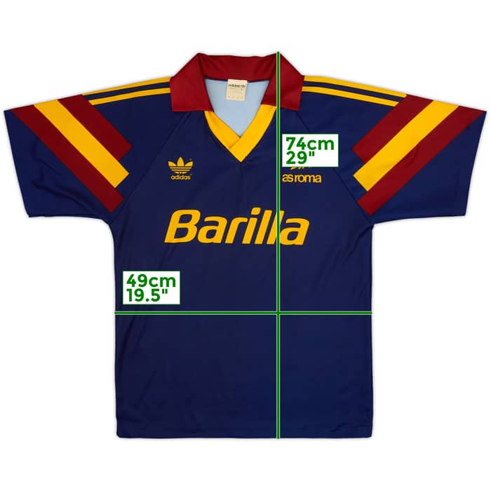 1991-92 Roma Third Shirt - 8/10 - (S)
