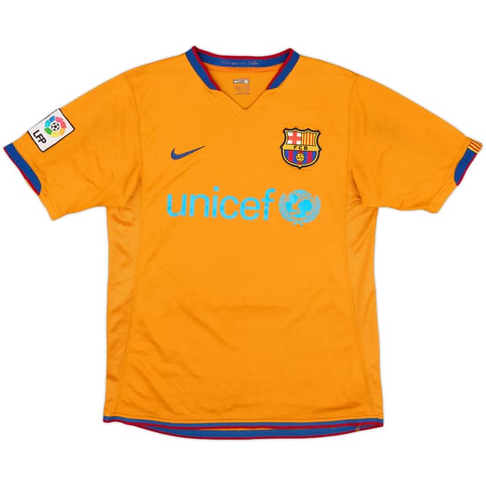 2006-08 Barcelona Away Shirt Ronaldinho #10 - 8/10 - (S)