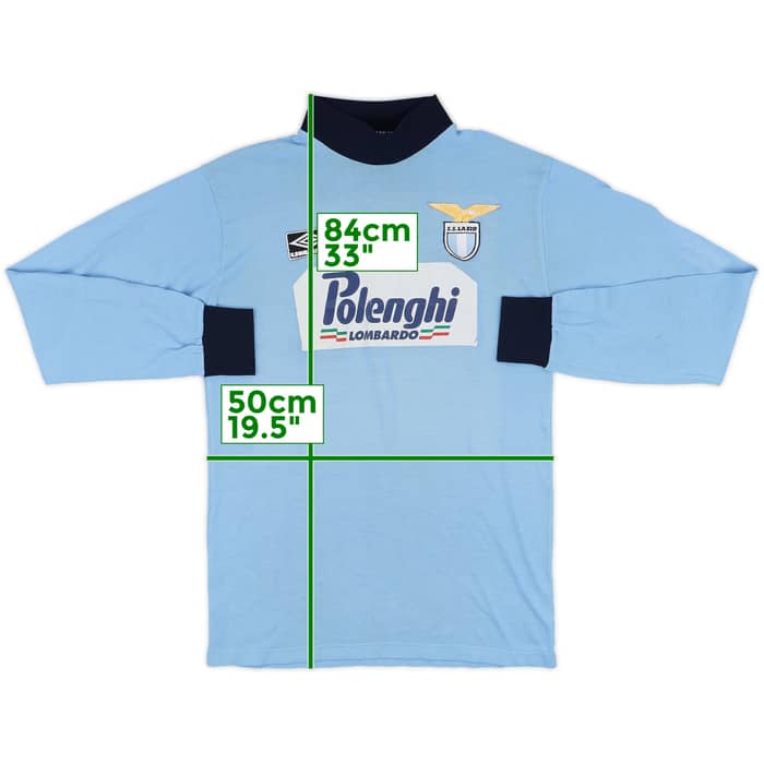 1991-92 Lazio Umbro Training L/S Shirt - 6/10 - (XL)