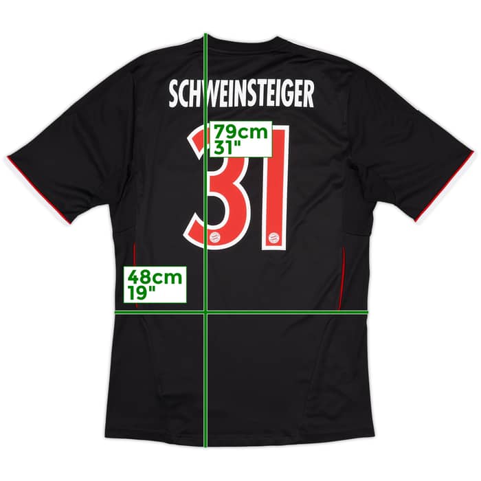 2011-12 Bayern Munich Third Shirt Schweinsteiger #31 - 6/10 - (M)