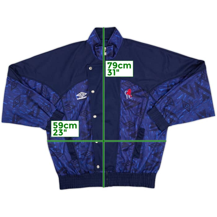 1991-92 Chelsea Umbro Track Jacket - 8/10 - (L)