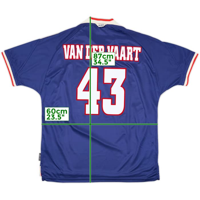 1999-00 Ajax Away Shirt Van der Vaart #43 - 8/10 - (XL)