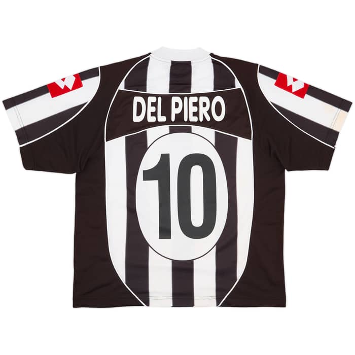 2002-03 Juventus Home Shirt Del Piero #10 - 5/10 - (L)