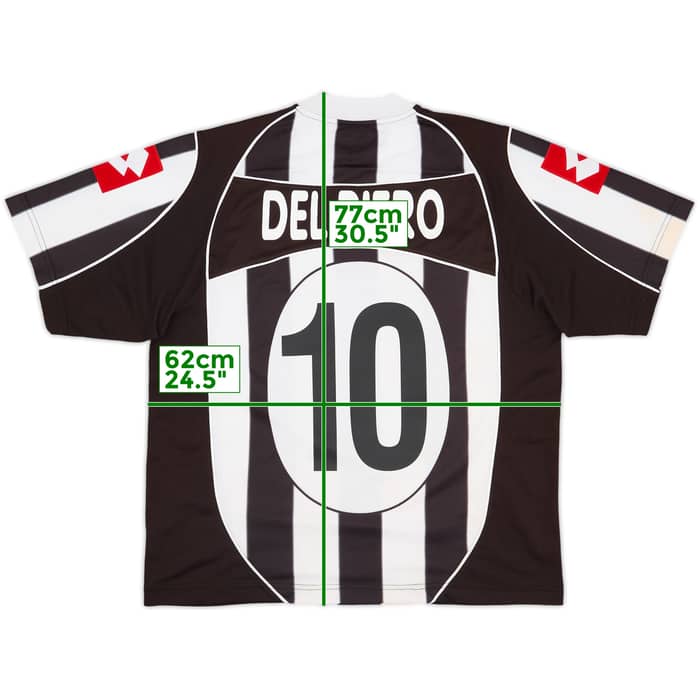 2002-03 Juventus Home Shirt Del Piero #10 - 5/10 - (L)