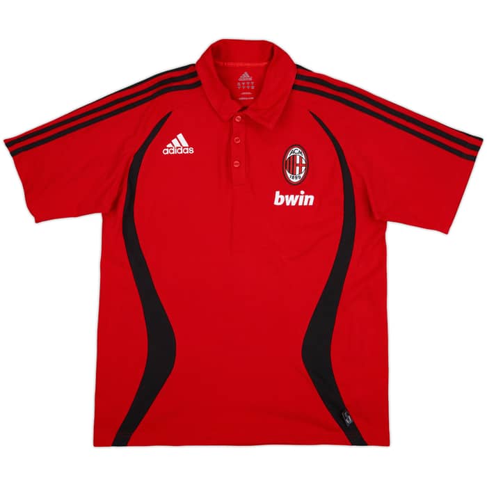 2006-07 AC Milan adidas Polo Shirt - 9/10 - (M)