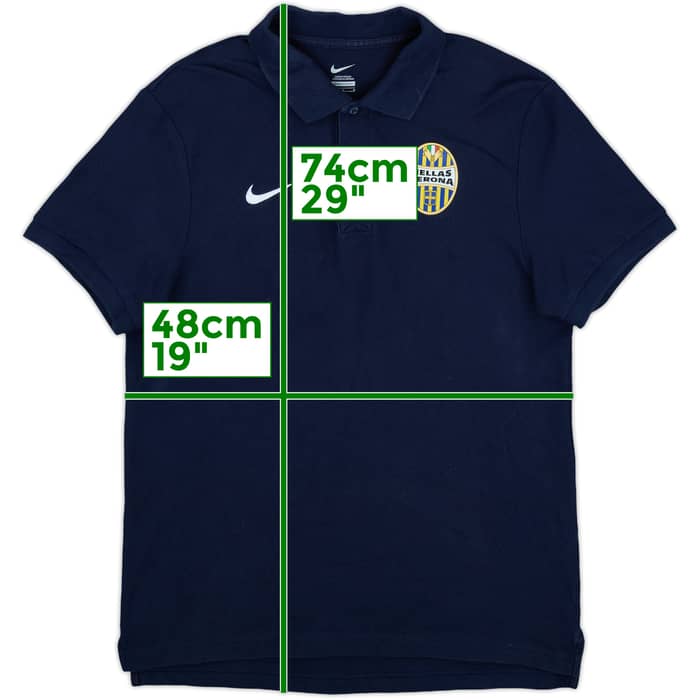 2013-14 Hellas Verona Nike Polo Shirt - 8/10 - (M)