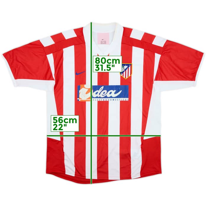 2002-03 Atletico Madrid Home Shirt - 6/10 - (L)