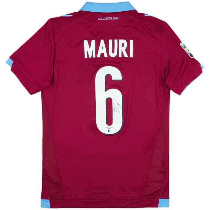2014-15 Lazio Signed Away Shirt Mauri #6 - 8/10 - (M)