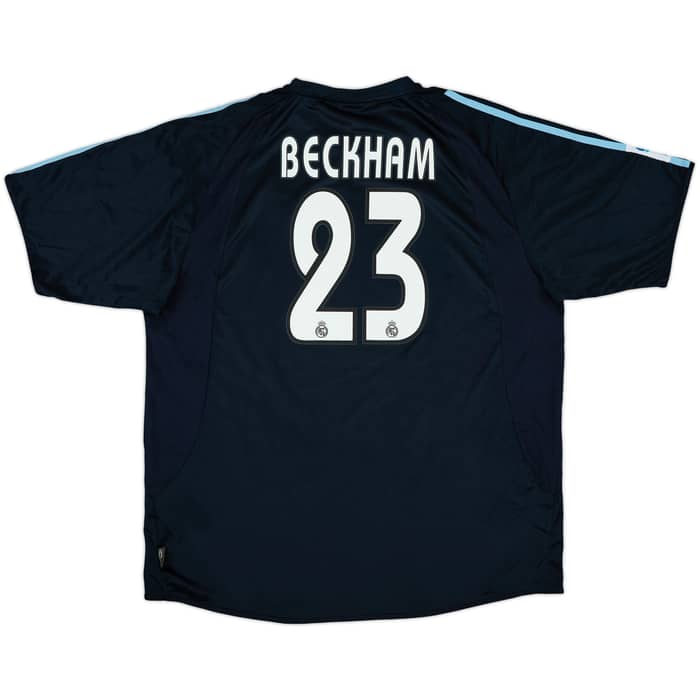 2003-04 Real Madrid Away Shirt Beckham #23 - 10/10 - (XL)