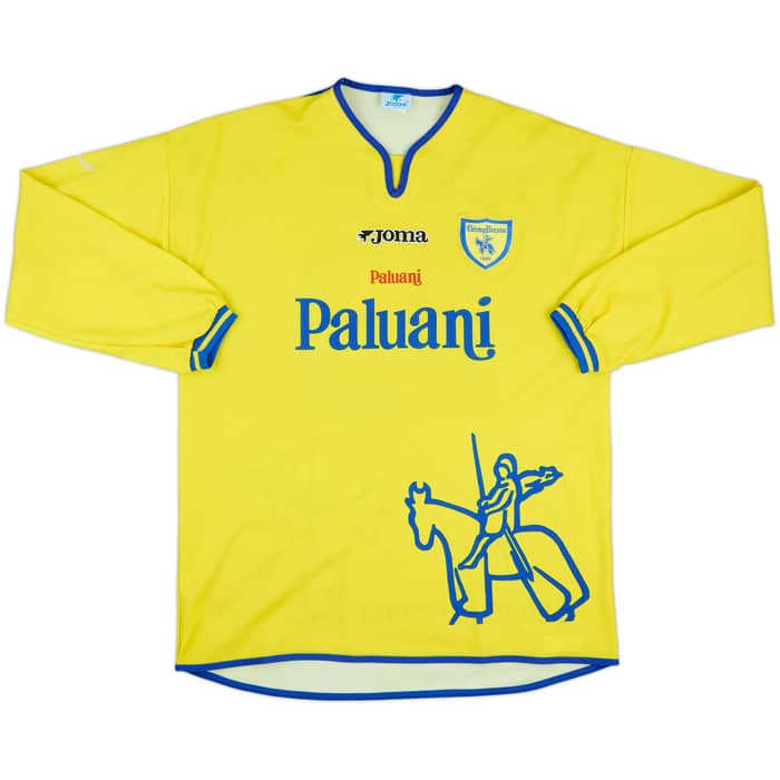 2001-02 Chievo Verona Home L/S Shirt Lanna #23 - 5/10 - (L)