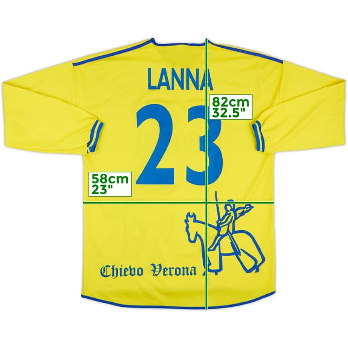 2001-02 Chievo Verona Home L/S Shirt Lanna #23 - 5/10 - (L)