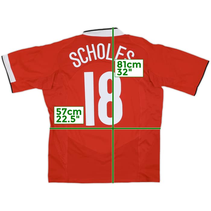 2004-06 Manchester United Home Shirt - 5/10 - (L)
