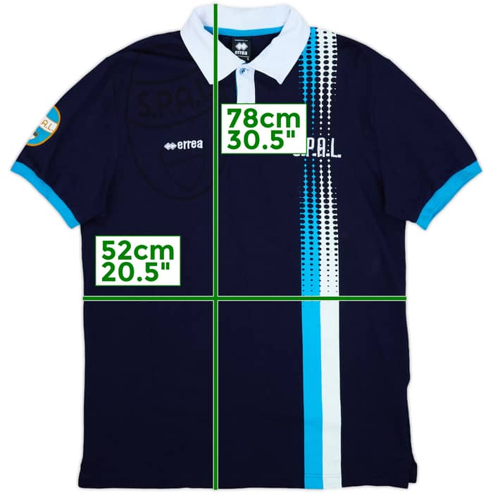 2015-16 SPAL Errea Polo Shirt - 9/10 - (L)