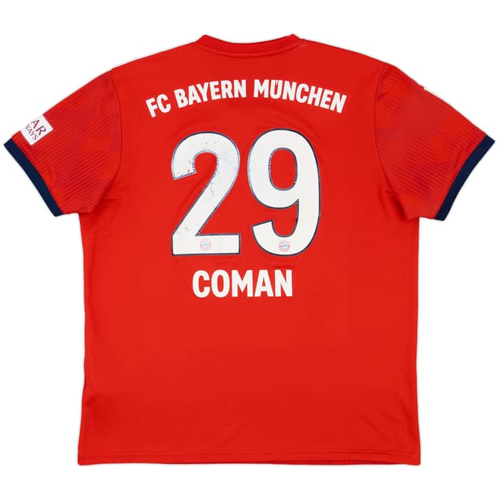 2018-19 Bayern Munich Home Shirt Coman #29 - 6/10 - (L)