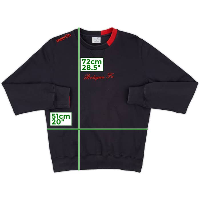 2010-11 Bologna Macron Sweat Top - 8/10 - (XL)