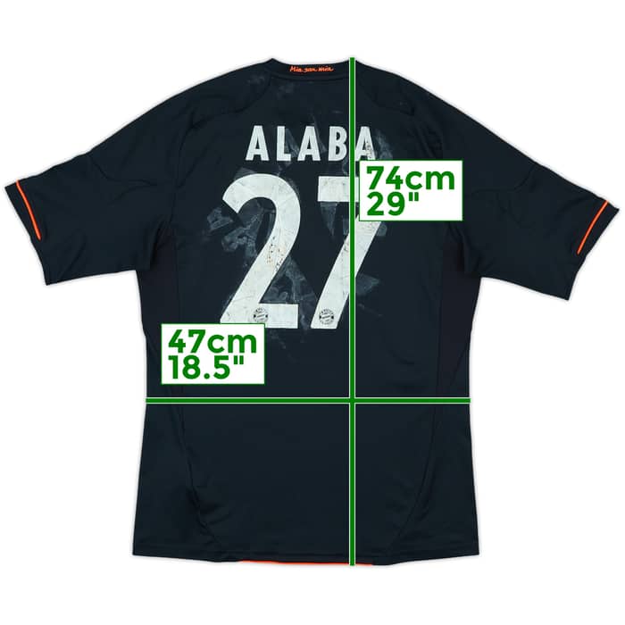 2012-13 Bayern Munich Third Shirt Alaba #27 - 4/10 - (M)