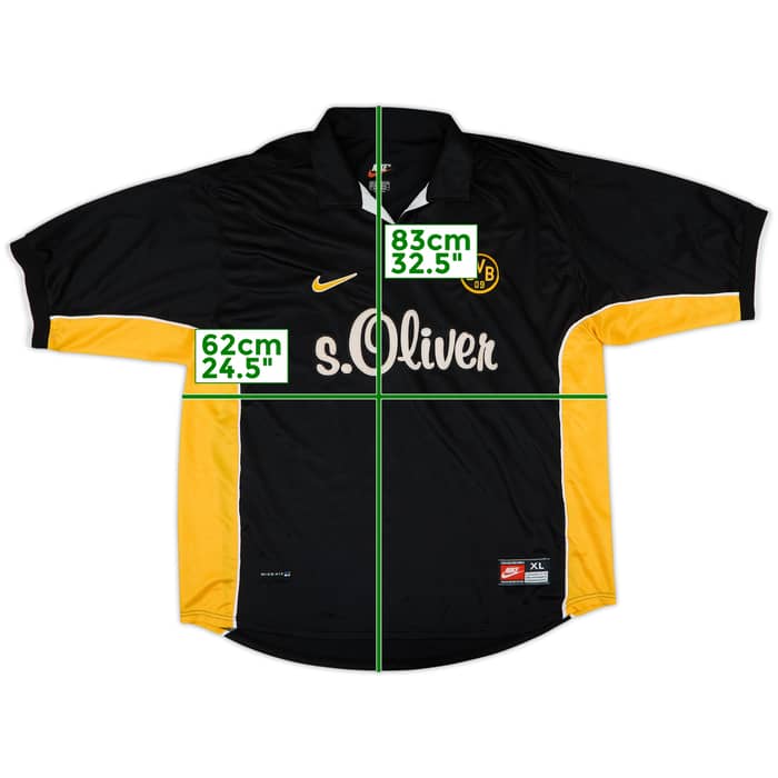 1998-00 Borussia Dortmund Away Shirt - 8/10 - (XL)