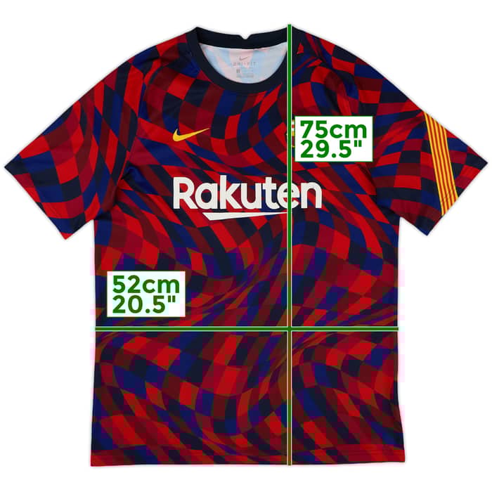 2020-21 Barcelona Nike Training Shirt - 6/10 - (L)