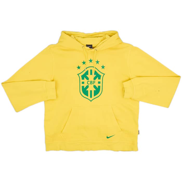 2014-15 Brazil Nike Hooded Sweat Top - 6/10 - (M)